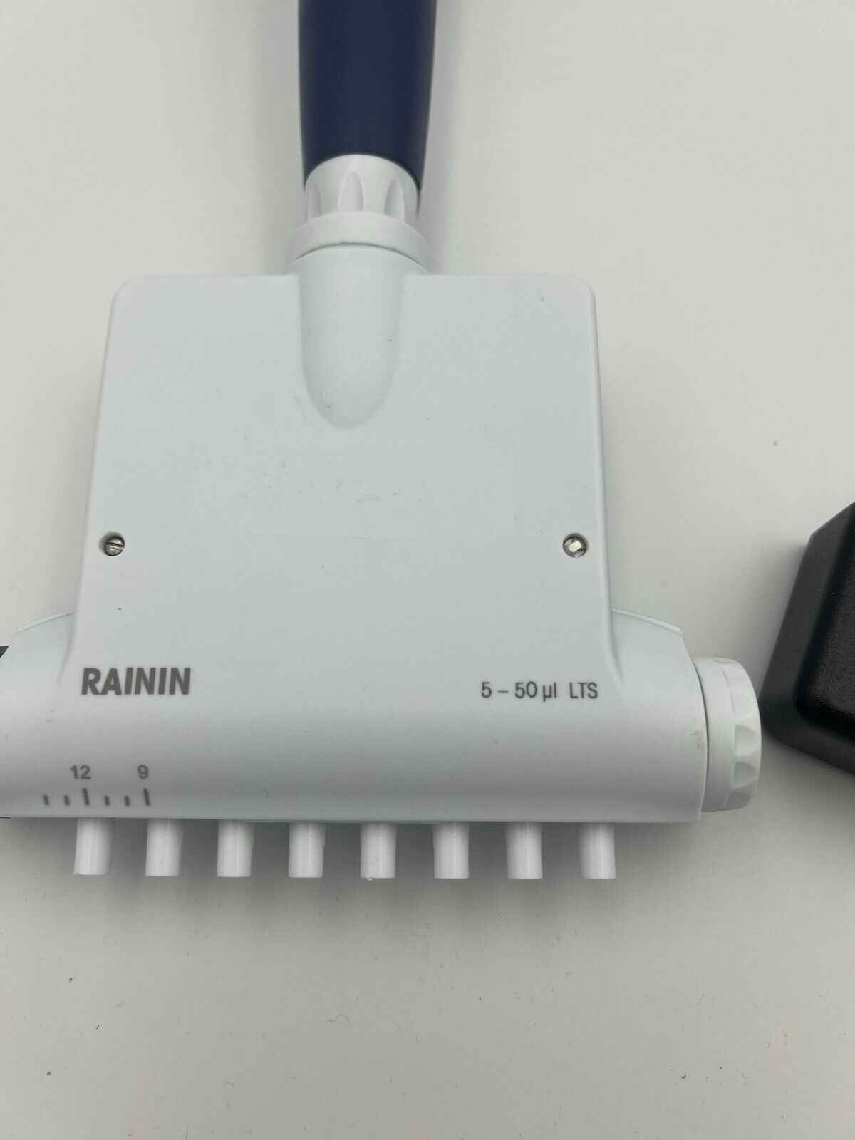 Rainin E4 EA8-50 XLS Adjustable Spacer LTS 5-50ul Pipette w/charger+ battery - Labnob