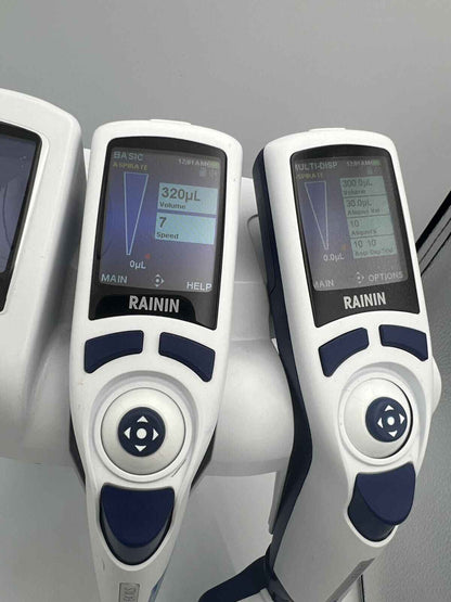 Set Of 4 RAININ E4 XLS LTS P10 P100 P1000 P300 8 Channel electronic pipette - Labnob