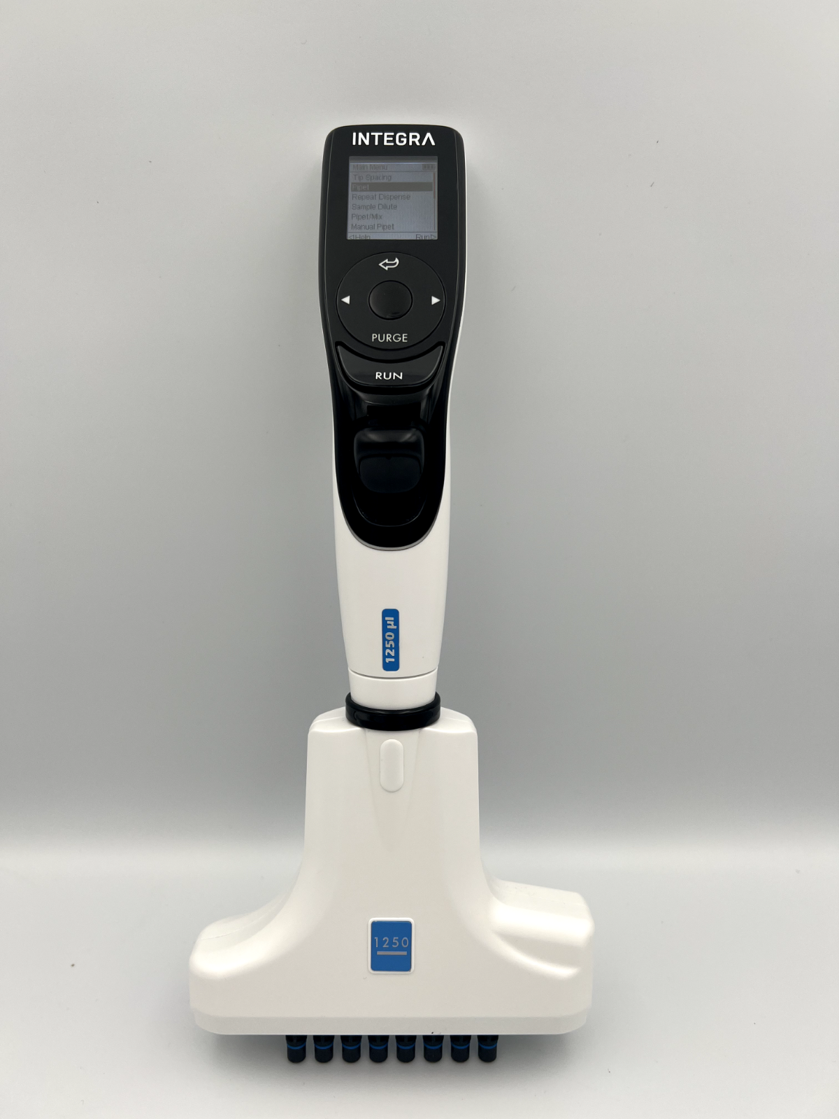 INTEGRA 8 CHANNEL VOYAGER 1250 uL PIPETTE ADJUSTABLE 4724 - Labnob
