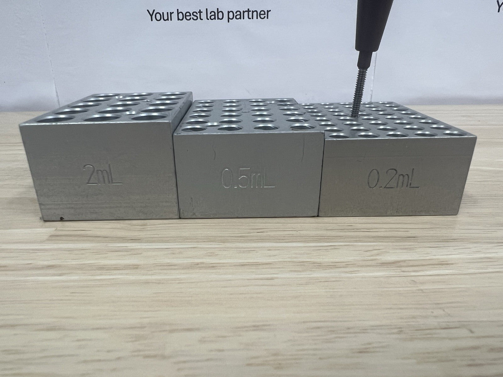 Set of 3 ohaus 0.2 mL 0.5ml 2ml Microtube Module Heat Blocks - Labnob