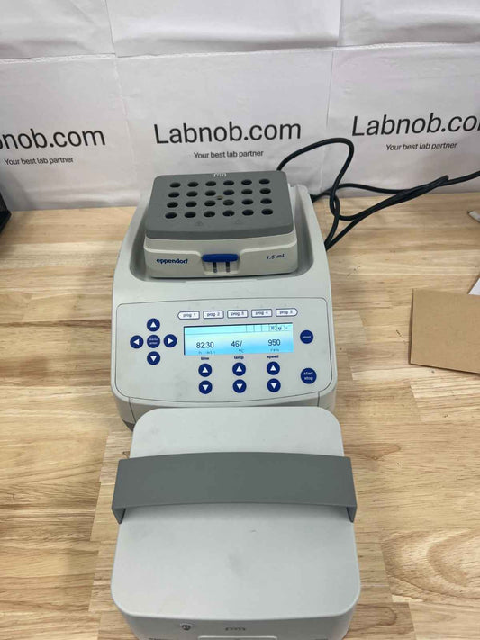 Eppendorf ThermoMixer C 5382 tested with 15ml heat block and cover, video