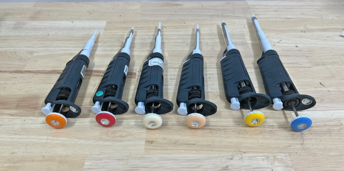 Gilson Pipetman neo Pipette Set | 2µl, 10ul, 20ul, 100µl, 200µl, 1000µl | - Labnob