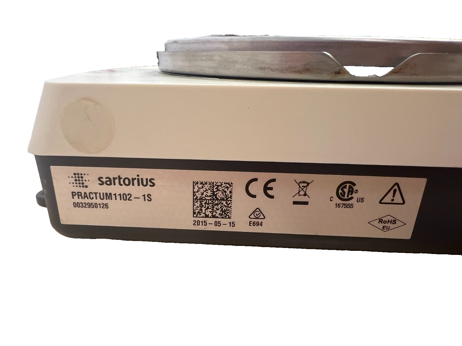 Sartorius Practum 1102-S Balance/scale 1.1kg 0.01g Touch Screen Tested - Labnob