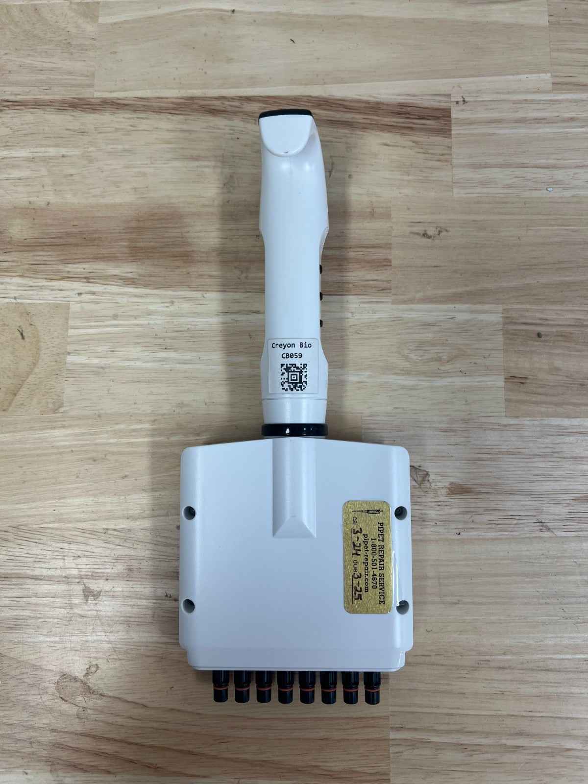 Integra Biosciences Evolve 12 Channel Pipette 1250 ul calibrated