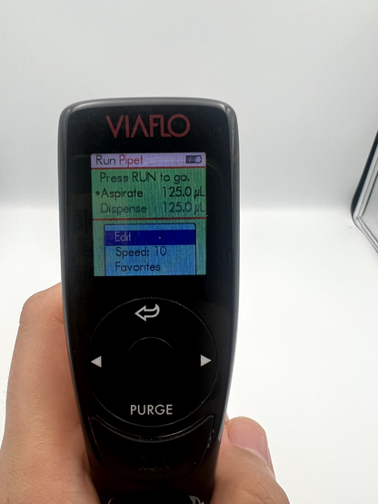 Integra Viaflo 125µL 12 Channel Electronic Pipette New Battery - Labnob