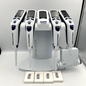 Set of 4 Rainin E4 Pipettes, E4XLS 1200, E4 XLS L100, L200, L1000 with stand - Labnob