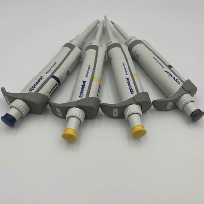 Eppendorf Research Plus Pipettes Set of 4 (0.1 to 1000ul P2.5, 20, 200, 1000) - Labnob