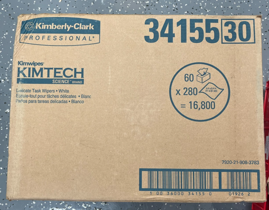 Kimwipes Kimtech Science Brand Delicate Task Wipers 280 *60 cases Count 34155