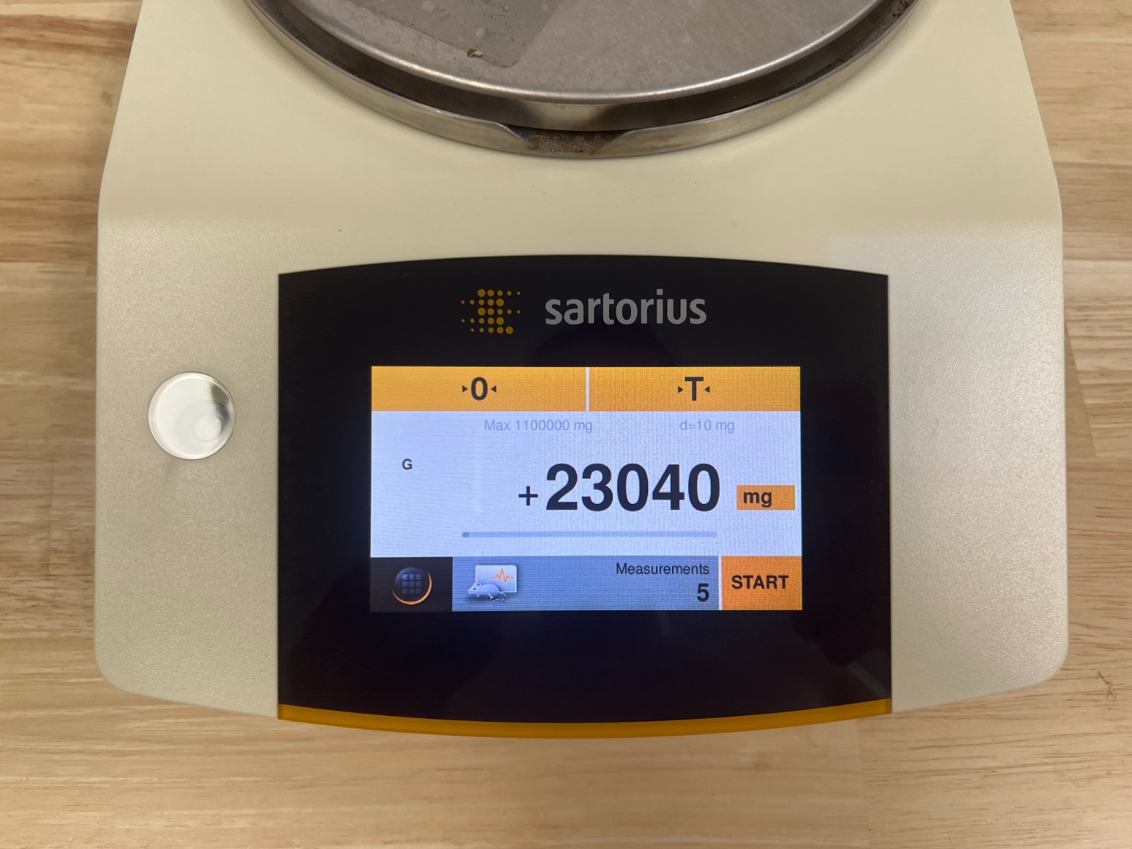 Sartorius Practum 1102-S Balance 1.1kg 0.01g Touch Screen