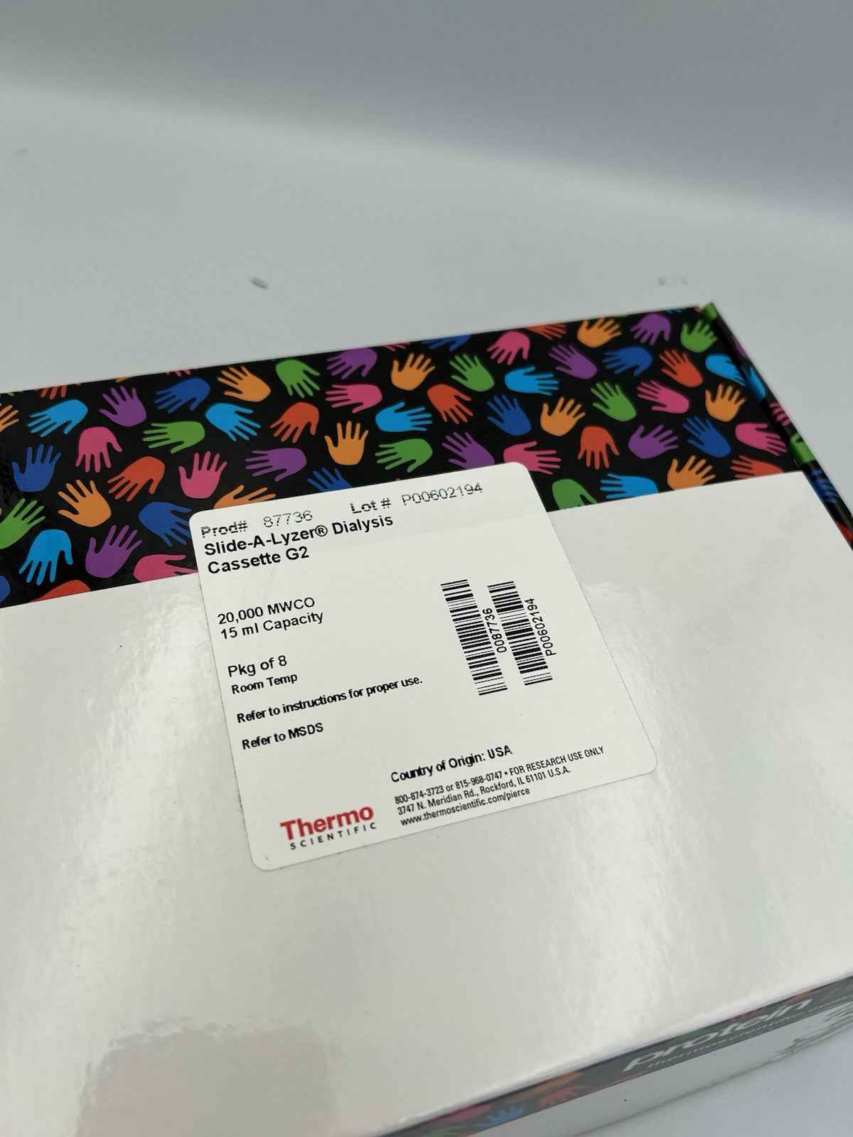 Thermo Scientific 87736 Slide-A-Lyzer Dialysis Cassette G2 15 ml 20K 6 Cassettes - Labnob