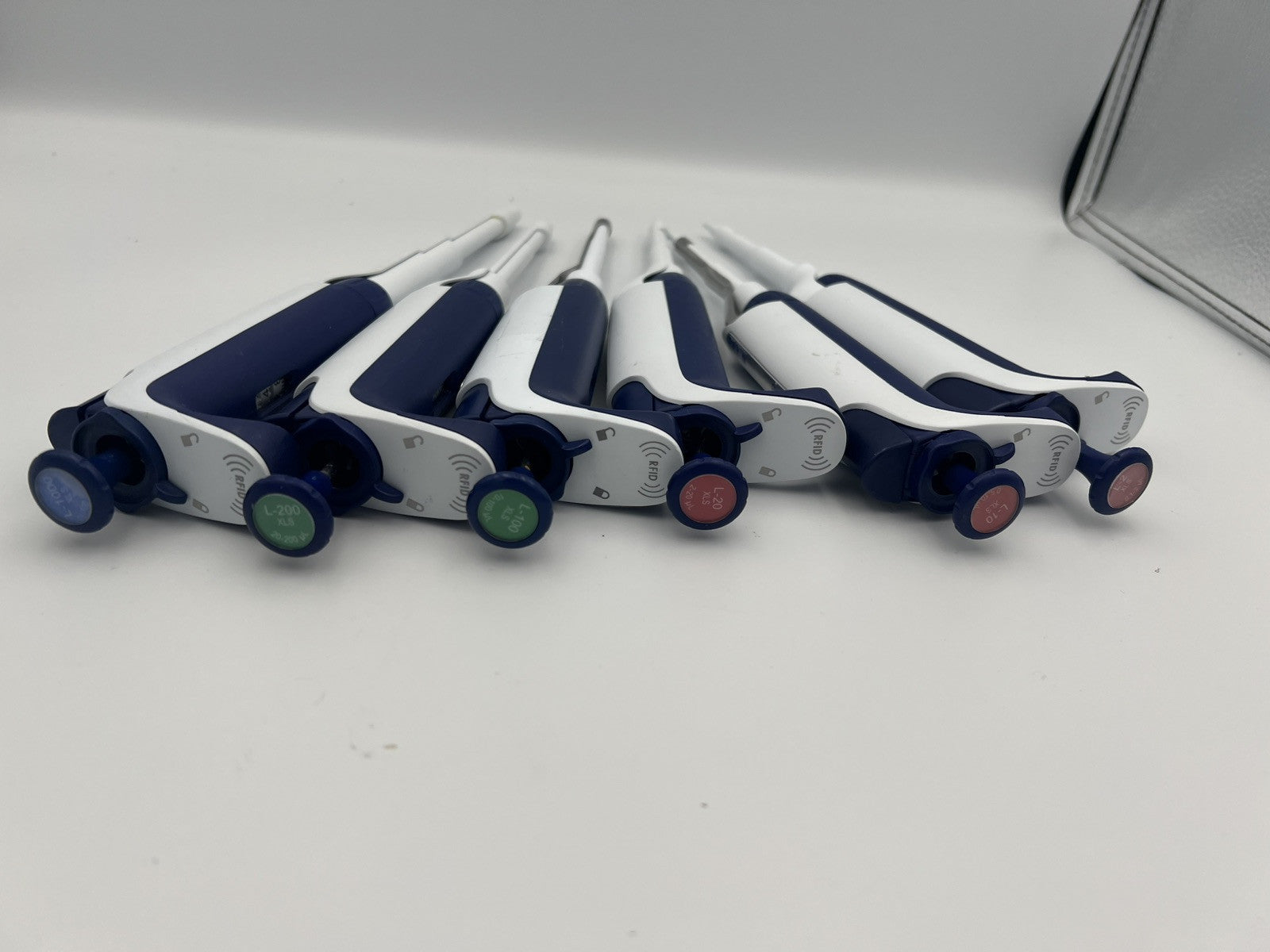 Set Of 6 Rainin Pipet-lite XLS LTS pipette P2 10 20 100 200 1000 full range - Labnob
