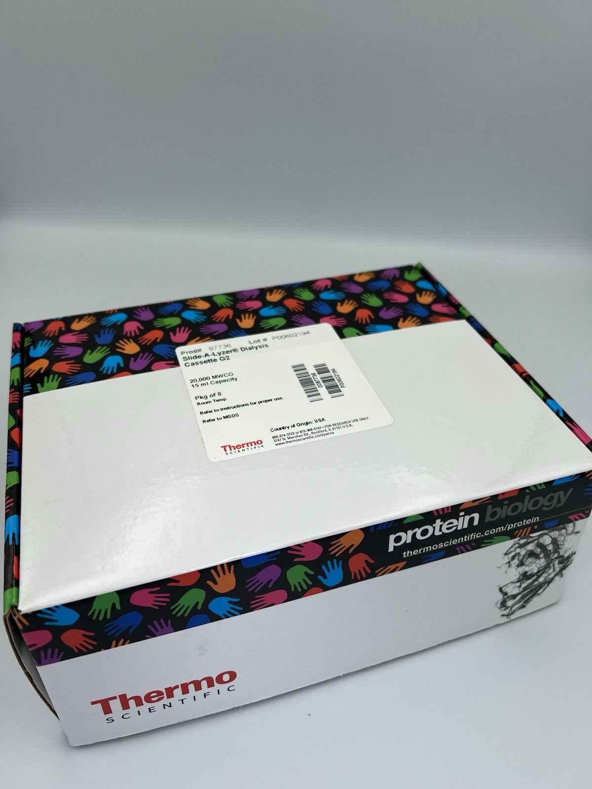 Thermo Scientific 87736 Slide-A-Lyzer Dialysis Cassette G2 15 ml 20K 6 Cassettes - Labnob