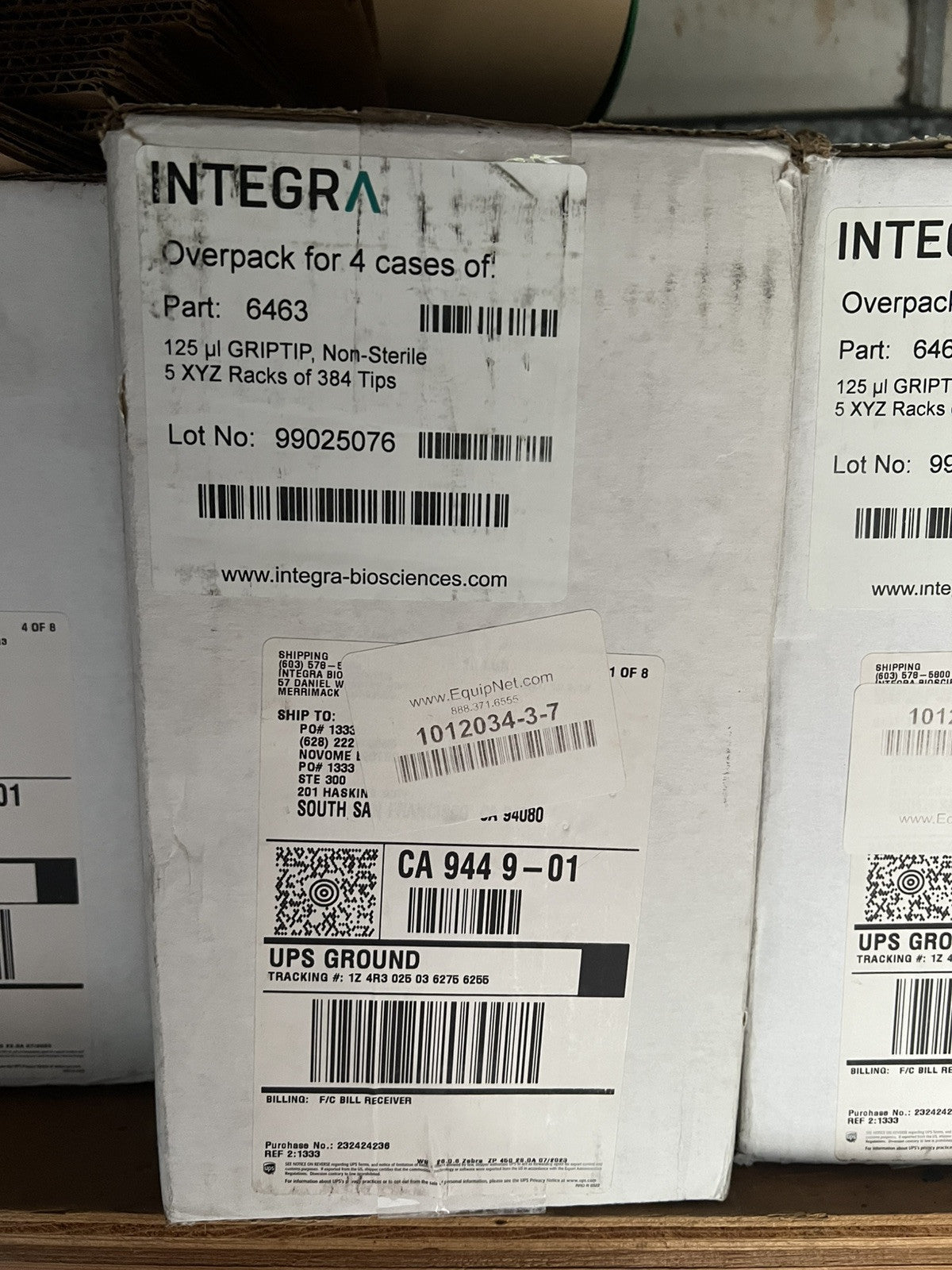 INTEGRA 125uL Pipette Tips XYZ Racks tips 6463 20x384=7680 - Labnob