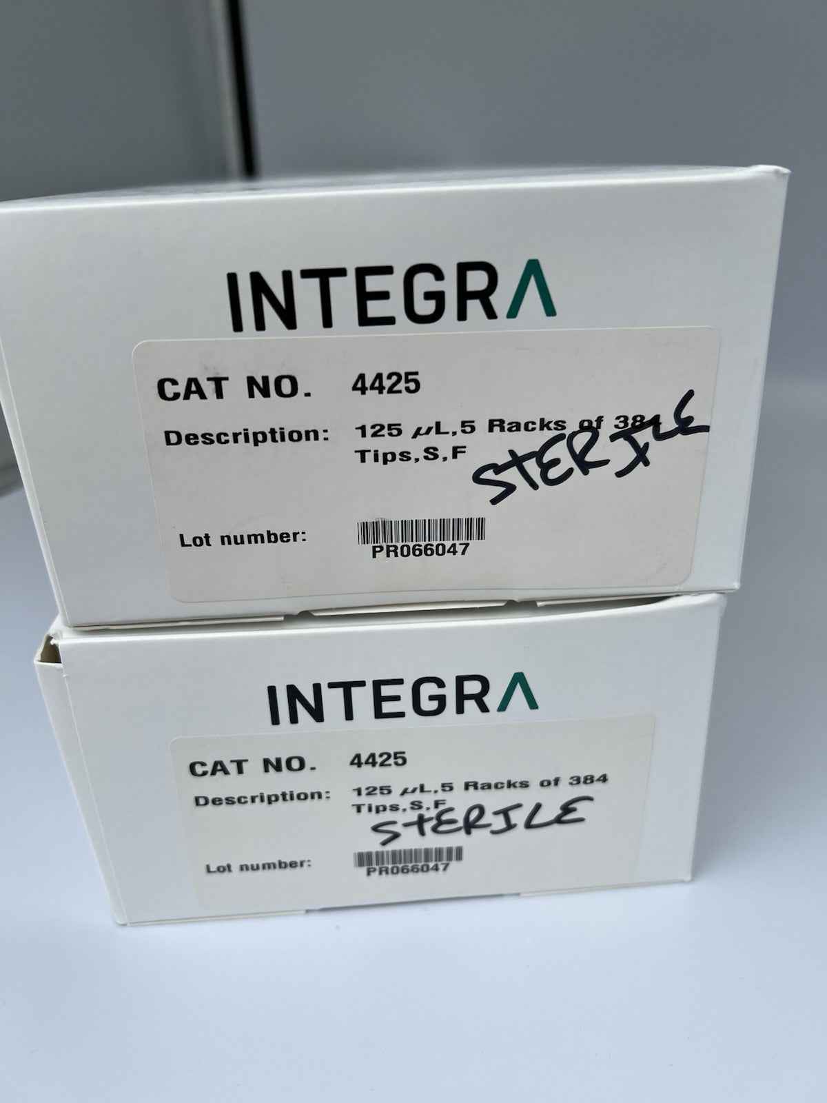 INTEGRA 125µL GripTips Pipette Tips Racked Yellow VIAFLO 4425 (5+4 Racks) - Labnob
